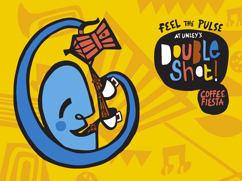 Double Shot Coffee Fiesta 2025 logo