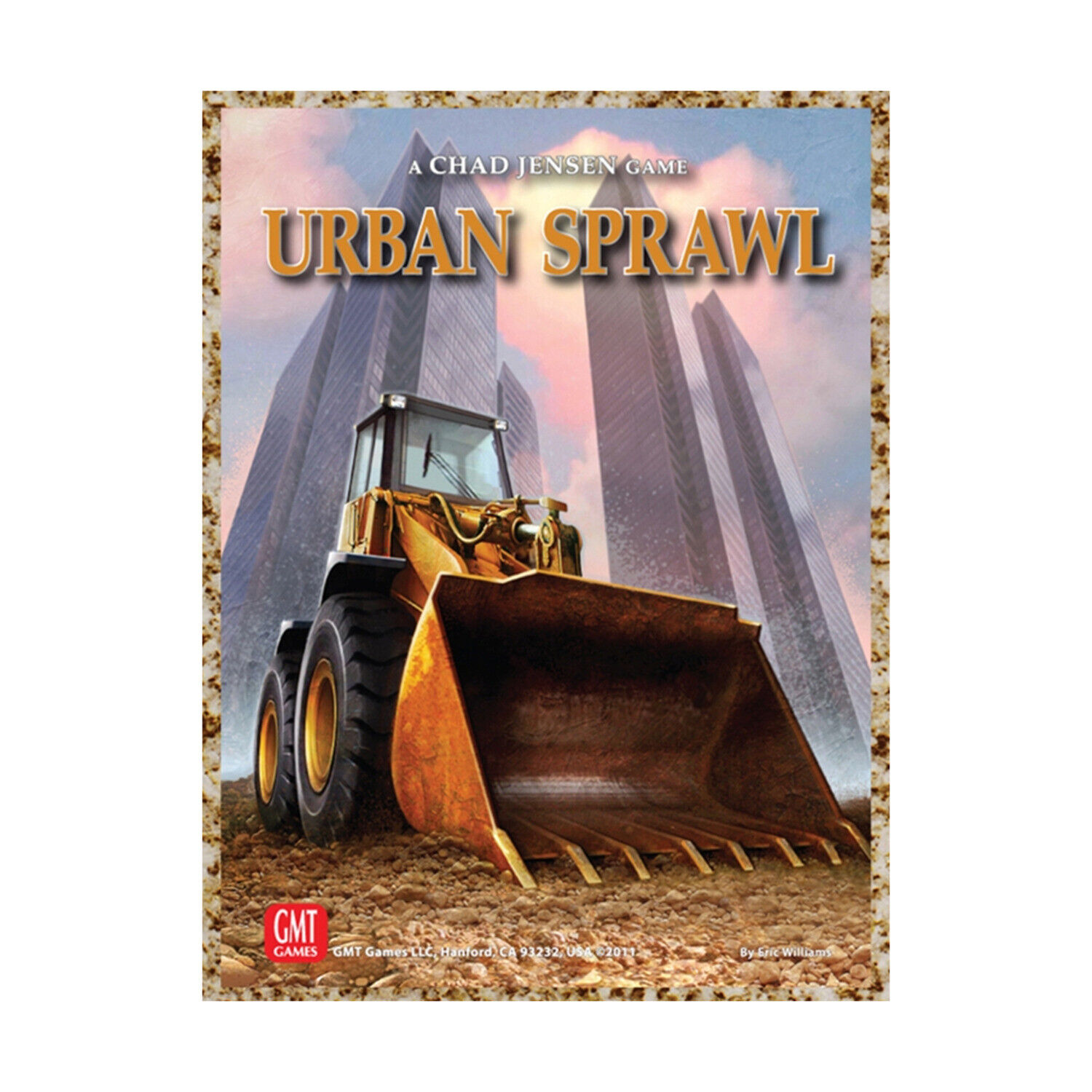board game box cover urban sprawl