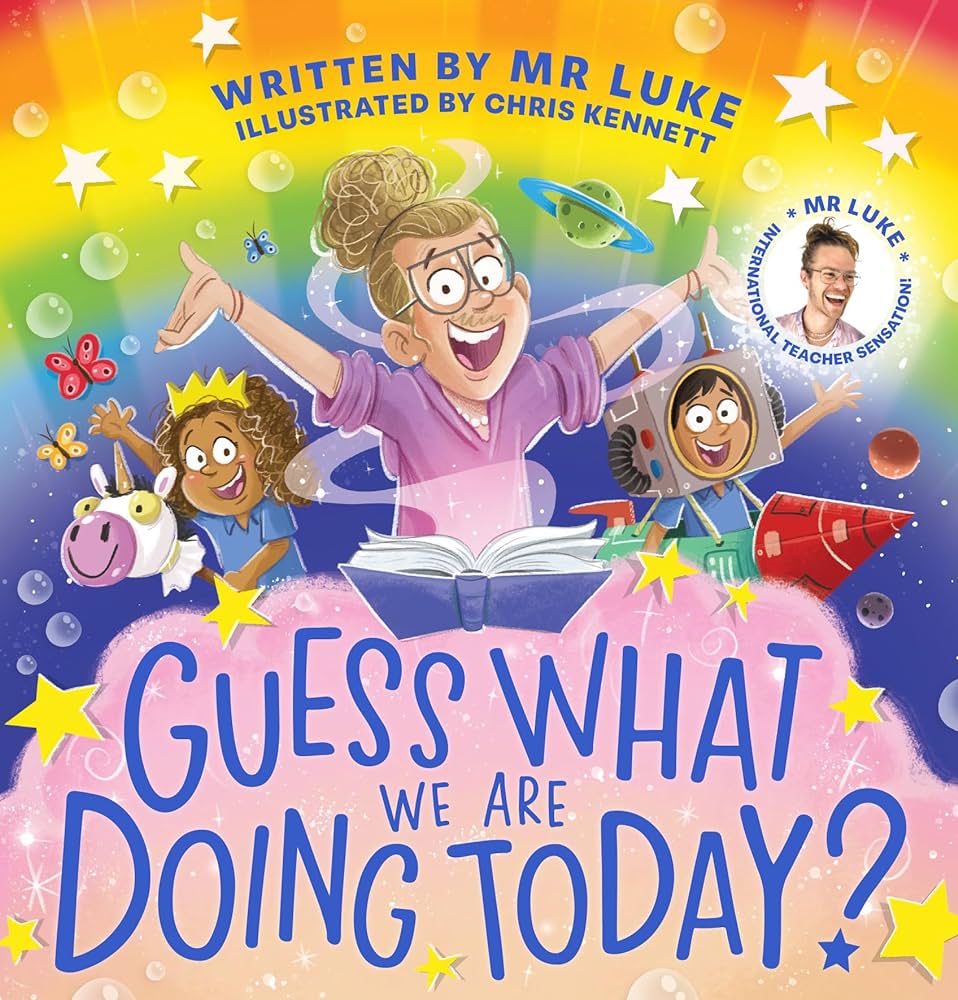 book cover image of guess what we are doing today?