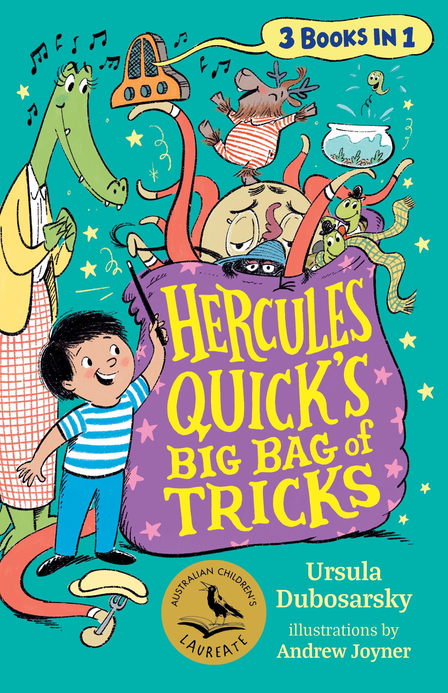 book cover image of hercules quick's big bag of tricks