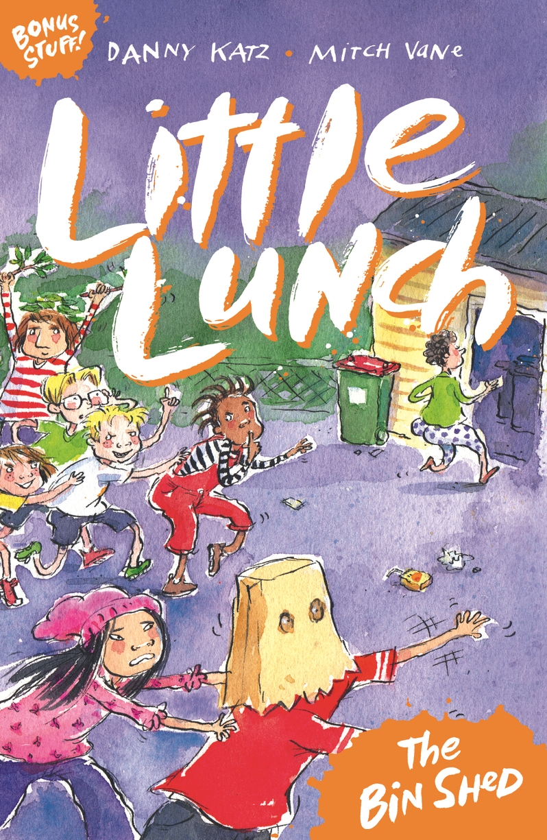 book cover image of little lunch the bin shed