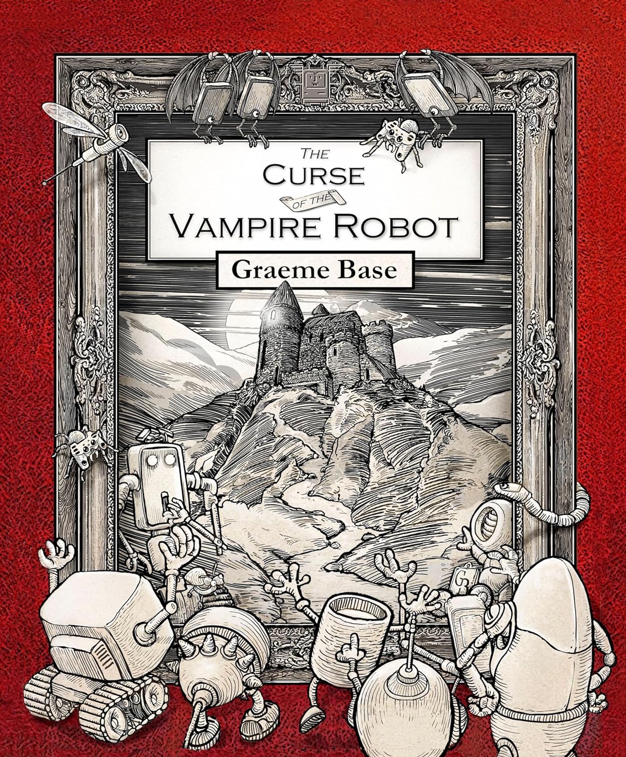 book cover image of the curse of the vampire robot