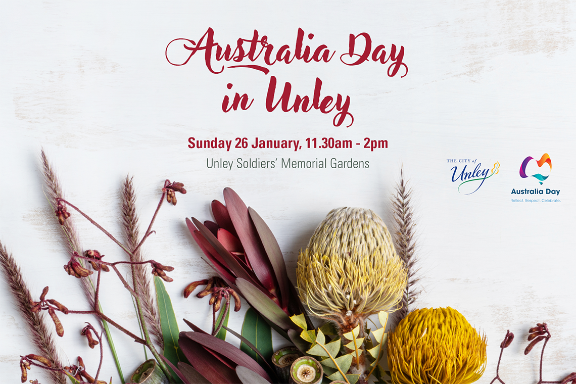 Aust Day in Unley event banner